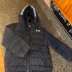 Under Armour Kids Charcoal Puffer Jacket